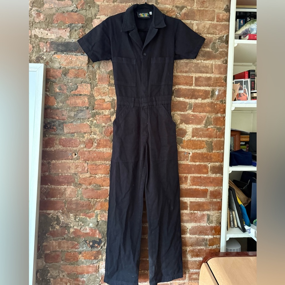Big Bud Press Black Short Sleeve Jumsuit